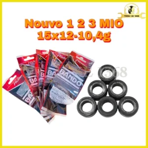 Bi nồi Nouvo 1 2 3 Mio Noza (15x12-10,4g) hàng Bando